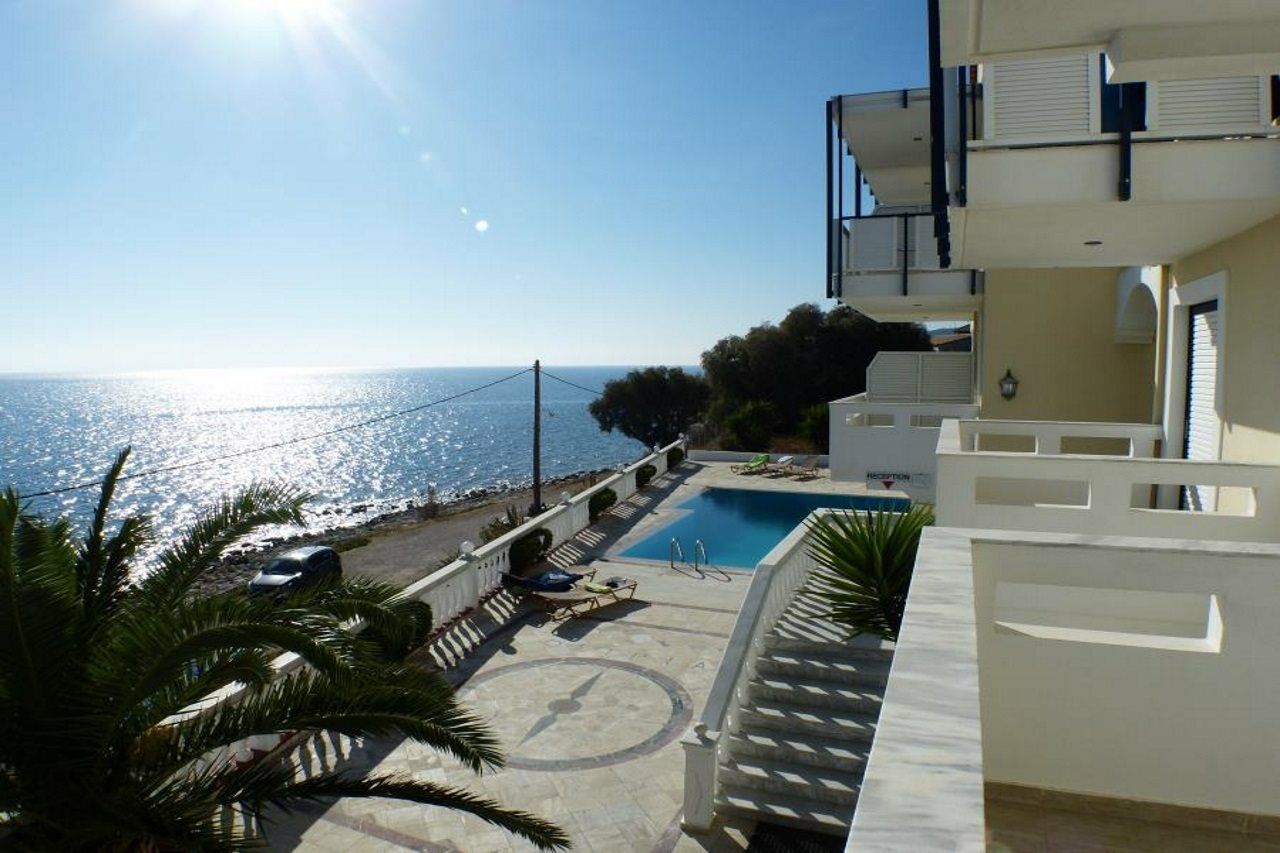 Ostria Seaside Studios And Apartments Katarráktis Buitenkant foto